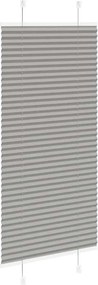 vidaXL Πλισέ περσίδα Ανθρακί 55x100 cm Πλάτος υφάσματος 54,4 cm