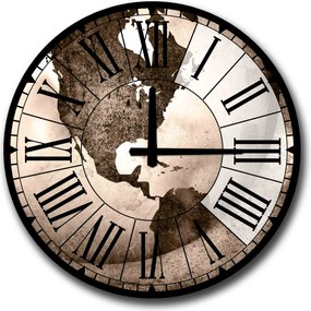 Decorative MDF Clock 5050MS-001 Multicolor