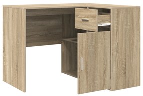 vidaXL Γωνιακό Γραφείο Σοκόνας 102x88x75 εκ Επεξεργασμένο Ξύλο