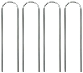 vidaXL Τέρμα Ποδοσφαίρου &amp; Δίχτυ Λευκό 214x75x152εκ Ατσάλι/Πολυεστέρας