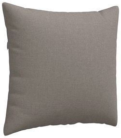 vidaXL Μαξιλάρι Καναπέ 2 pcs Taupe 50 x 50 cm ύφασμα