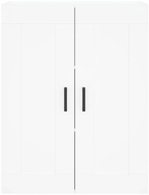 vidaXL Ντουλάπι Λευκό 69,5x34x180 εκ. από Επεξεργασμένο Ξύλο