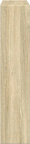 vidaXL Πλαίσιο Τζακιού Sonoma Δρυς 81x18x82 εκ. από Επεξ. Ξύλο