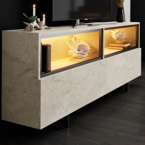 Έπιπλο Τηλεόρασης Τραβερτίνη CUZEDE 180x32x67