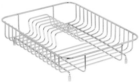 Στεγνωτήριο πιάτων Metalife TK-797, 1 επίπεδο, 37x27,5x9 cm, Chrome