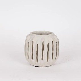 Φανάρι Κεραμικό Γκρι 15,5x14εκ. ESTHETI 819-00523