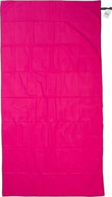 Πετσέτα Microfiber (80x160) Dimcol Quick Dry Fuchsia-Dark Grey