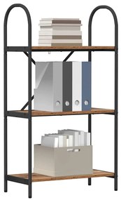 vidaXL Ράφι Βιβλίων Παλαιό ξύλο 60 x 30 x 109 εκ Επεξεργασμένο ξύλο