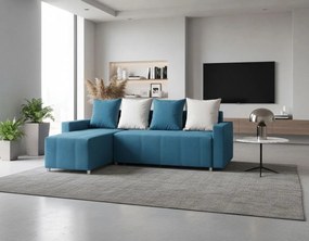 Γωνιακός καναπές Odette-Γαλάζιο