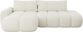 Γωνιακός καναπές Mitto I-Λευκό-Αριστερή