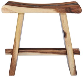 vidaXL Σκαμπό από Μασίφ Ξύλο Suar και Συνθετική Ρητίνη