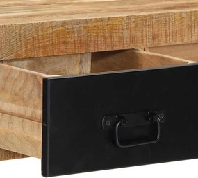 vidaXL Τραπέζι κονσόλας 100x35x75 cm Στερεό ακατέργαστο ξύλο Mango