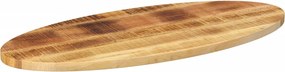 vidaXL Επιφάνεια Τραπεζιού Οβάλ 100x40x2,5 εκ. Μασίφ Ξύλο Μάνγκο