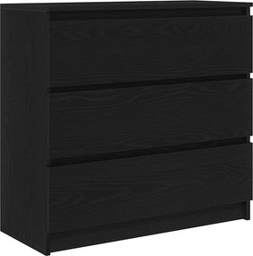vidaXL Ντουλάπι Μαύρη βελανιδιά 80x35x76 εκ. Επεξεργασμένο Ξύλο