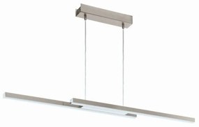 Φωτιστικό Οροφής Fraioli-Z 900077 105,5x10x120cm 2xLed 17W Satin Nickel Eglo