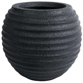 Κασπώ Δαπέδου Ilaeira 20713 Φ58x53cm Black GloboStar Τσιμέντο
