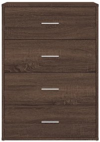 vidaXL Ντουλάπι Καφέ Δρυς 60 x 31 x 84 εκ. από Επεξεργ. Ξύλο