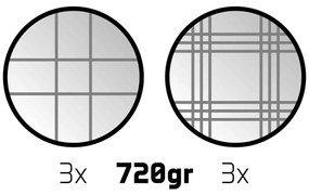 Get & Go Σετ Jeu De Boules VI με 6 Μπάλες Ασημί 52JV-CHR-Uni