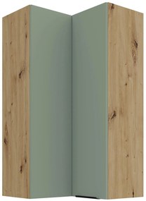 Κρεμαστό ντουλάπι γωνιακό Arianna 60x60 GN 108 2F-Φυστικί