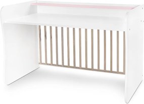 BED MINI MAX NEW 190/72 COLOUR WHITE/ORCHID PINK