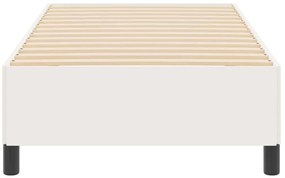 vidaXL Σκελετός Κρεβατιού Κρεμ 100 x 200 cm Βελούδο