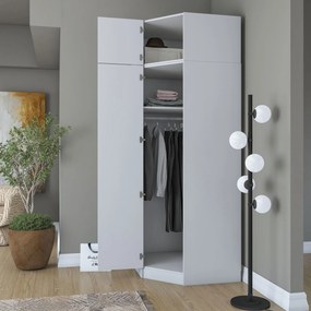 Ντουλάπα Λευκό BROBO 91x57.5x255