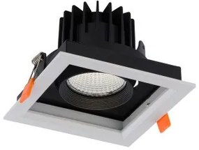 Σποτ Φωτιστικό Οροφής Χωνευτό LED 18W IP20 4000K Ασπρόμαυρο CL DIA 8721 Nowodvorski-8721-Μαύρο-Λευκό 8721