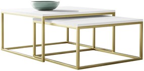 Σετ τραπεζάκια σαλονιού Stolik Dual Zloty-Leuko