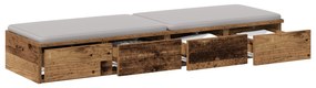 vidaXL Συστήματα Συρταριών Παλιού Ξύλου 120x36,5x16,5 εκ. Κατασκευασμένο Ξύλο