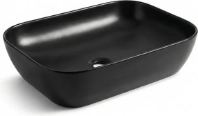 Tema Lof060 Black Matt 60x40 - Επιτραπέζιος Νιπτήρας