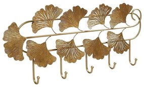 Κρεμάστρα Τοίχου 5 Θέσεων ICY344 72x5,5x31cm Gold Espiel Metal