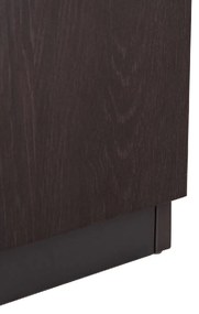 ΒΙΒΛΙΟΘΗΚΗ ΓΡΑΦΕΙΟΥ ΕΠΑΓΓΕΛΜΑΤΙΚΗ ROSEWOOD HM2089 ΜΕΛΑΜΙΝΗ ΓΚΡΙ-WENGE 80Χ40Χ200Υεκ.