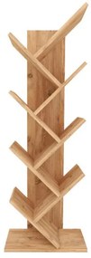 Βιβλιοθήκη μελαμίνης Milton Megapap pine oak 44x22x121εκ. GP041-0007,2-GP041-0007,2-Καφέ GP041-0007,2