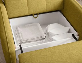 Καναπές - κρεβάτι Laine-Moustardi