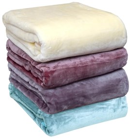 Κουβέρτα Βελουτέ Αγκαλιάς 80x110 1 Ivory