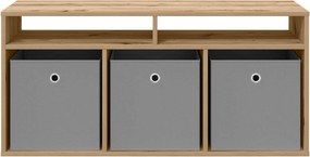 vidaXL Χαμηλό γραφείο 102 x 32 x 48,5 εκ. Artisan Oak