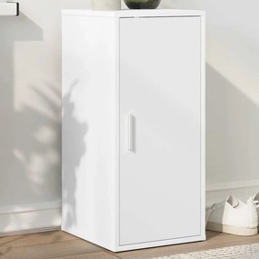vidaXL Παπουτσοθήκη Λευκή 32 x 35 x 70 εκ. από Επεξ. Ξύλο