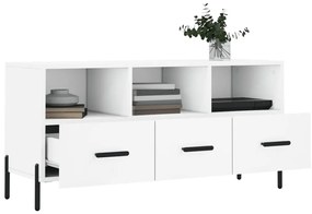 vidaXL Έπιπλο Τηλεόρασης Λευκό 102 x 36 x 50 εκ. από Επεξεργ. Ξύλο