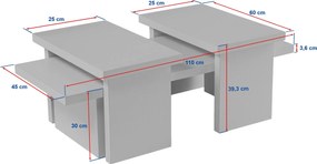 Coffee Table Sanctuary - Wood White Wood White