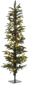 Χριστουγεννιάτικο Δέντρο Με Λαμπάκια Pre-Lit Pencil Pine Πλαστικό iliadis 150εκ. 74494