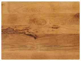 vidaXL Επιφάνεια Τραπεζιού Ορθογώνια 80x60x2,5 εκ. Μασίφ Ξύλο Μάνγκο