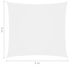 ΠΑΝΙ ΣΚΙΑΣΗΣ ΤΕΤΡΑΓΩΝΟ ΛΕΥΚΟ 4 X 4 Μ. ΑΠΟ ΎΦΑΣΜΑ OXFORD 135249