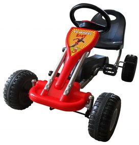 vidaXL Go Kart με Πετάλια Κόκκινο