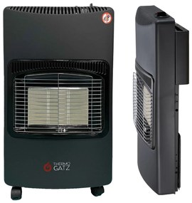 THERMOGATZ   Θερμάστρα Υγραερίου TG-FLD-4.2KW BLACK   02.204.069