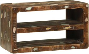 vidaXL Ντουλάπι TV Πολύχρωμο 60 x 32 x 36 εκ. Μασίφ ανακυκλωμένο ξύλο