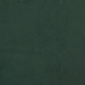 Πλαίσιο Κρεβατιού Boxspring Σκούρο Πράσινο 120x200 εκ Βελούδινο - Πράσινο