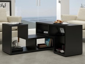 Τραπέζι Tv Gilroy 110, Μαύρο, 90x48x35cm, 32 kg | Epipla1.gr
