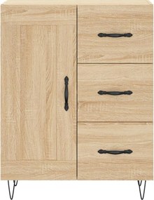 vidaXL Ντουλάπι Sonoma Δρυς 69,5 x 34 x 90 εκ. από Επεξεργασμένο Ξύλο
