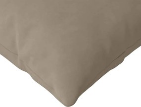 vidaXL Μαξιλάρι Καναπέ 2 pcs Taupe 145 x 40 εκ. ύφασμα