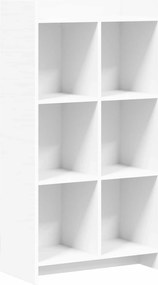 vidaXL Βιβλιοθήκη Λευκό 59 x 30 x 111 εκ Επεξεργασμένο Ξύλο